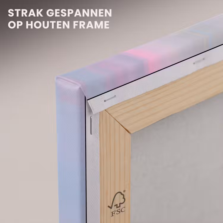 Canvas schilderij - Duif - Envelop - Paars — 7