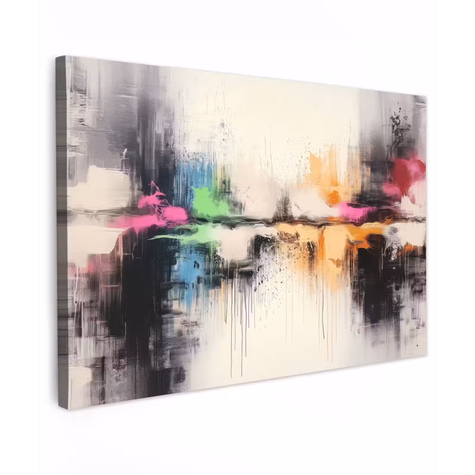 Canvas schilderij - Abstract - Kleurexplosie - Landschap — 1