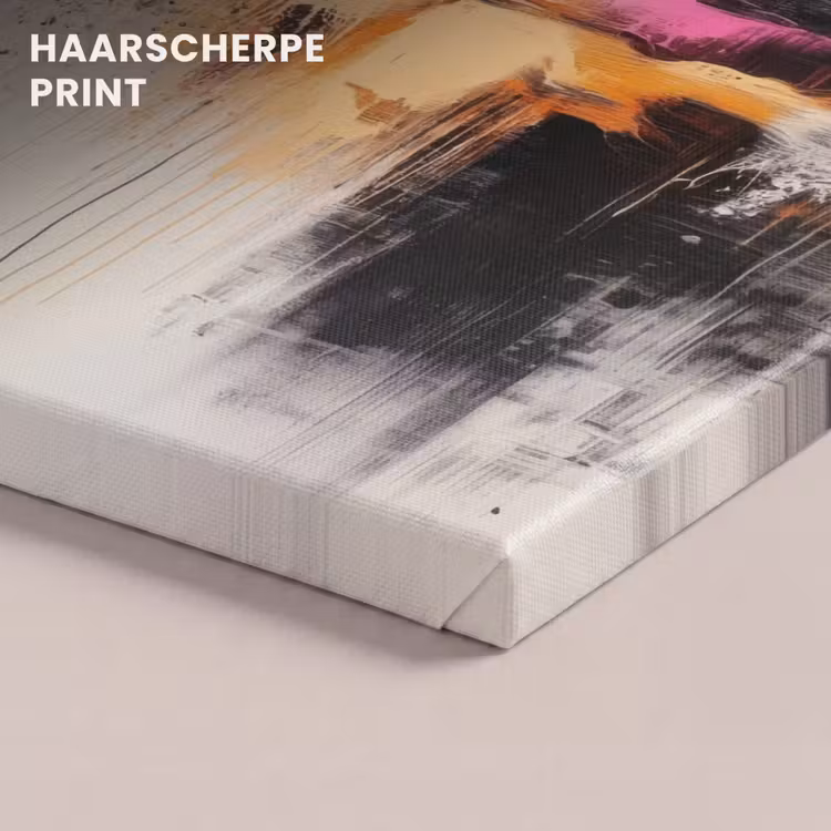 Canvas schilderij - Abstract - Kleurexplosie - Landschap — 5