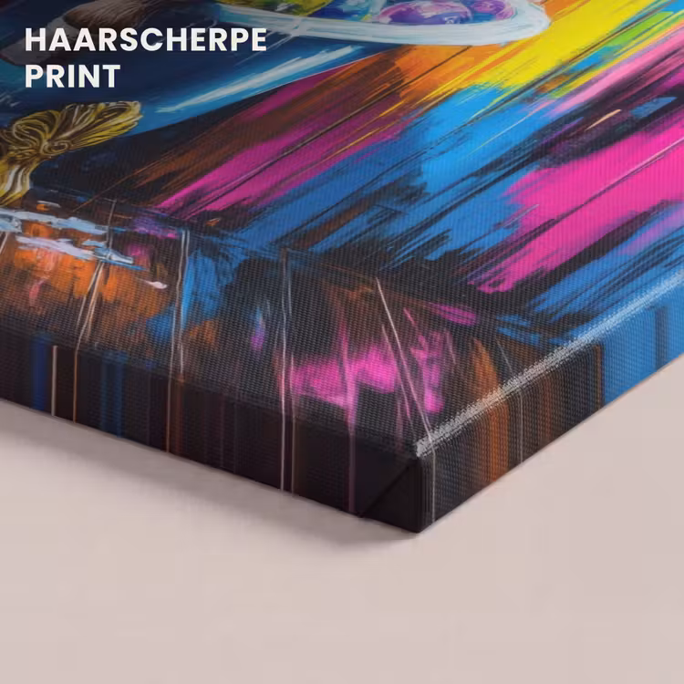 Canvas schilderij - Ezel - Badkuip - Roze - Schuim — 5