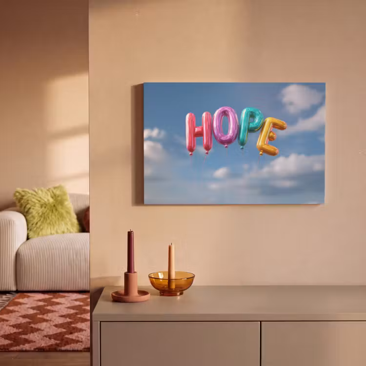 Canvas schilderij - Ballonen - Lucht - Hope — 2