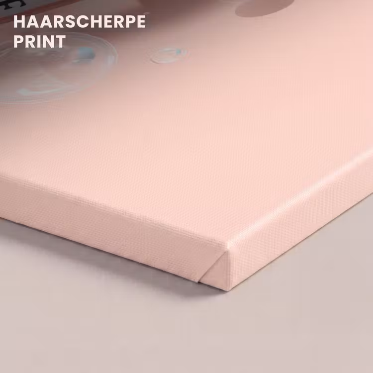 Canvas schilderij - Bubbels - Rosé - Roze — 5