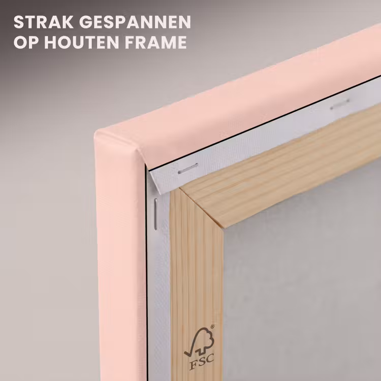 Canvas schilderij - Bubbels - Rosé - Roze — 7