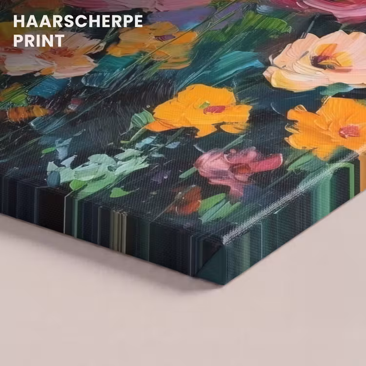 Canvas schilderij - Bloemen explosie - Heldere kleuren - Vrolijk — 5