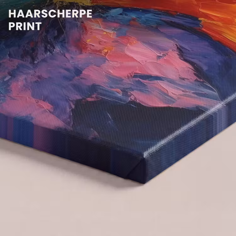 Canvas schilderij - Bloemexplosie - Veelkleurig - Bewegend — 5