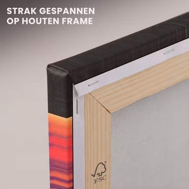 Canvas schilderij - Hemel - Planeten - Felgekleurd — 7