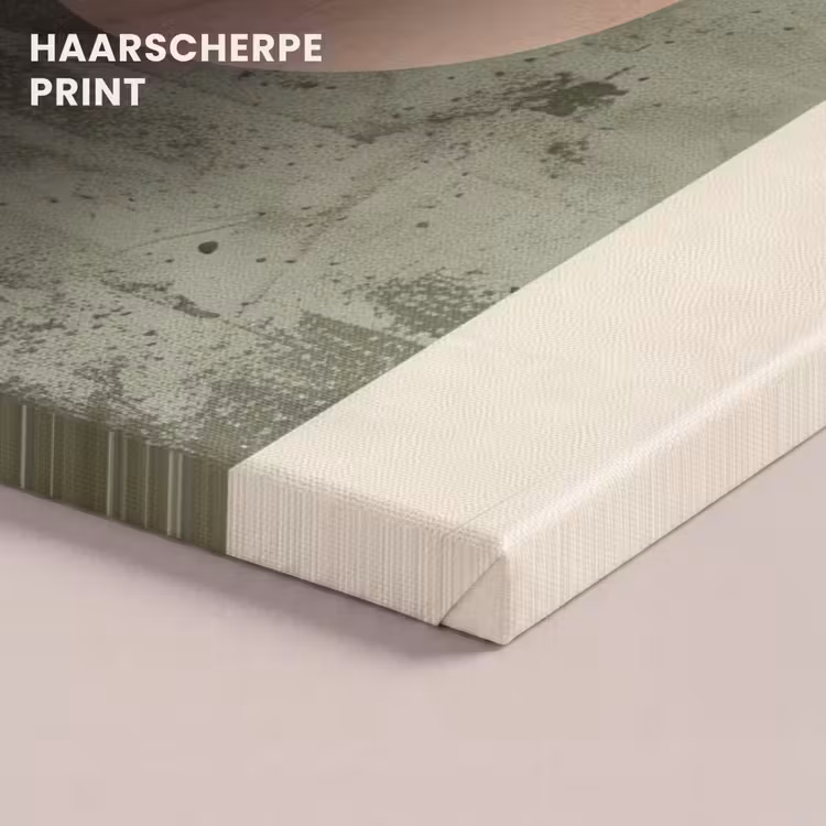 Canvas schilderij - Geometrisch - Roze - Groen - Natuur — 5