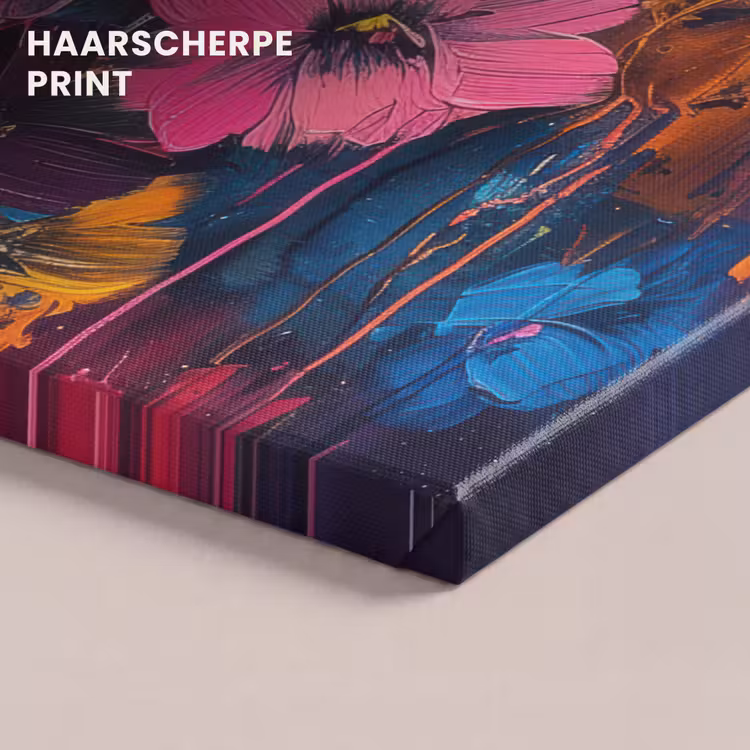 Canvas schilderij - Bloemen - Kleurrijk - Abstract - Modern — 5