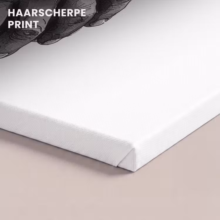 Canvas schilderij - Handen - Zwart - Modern - Kunst — 5