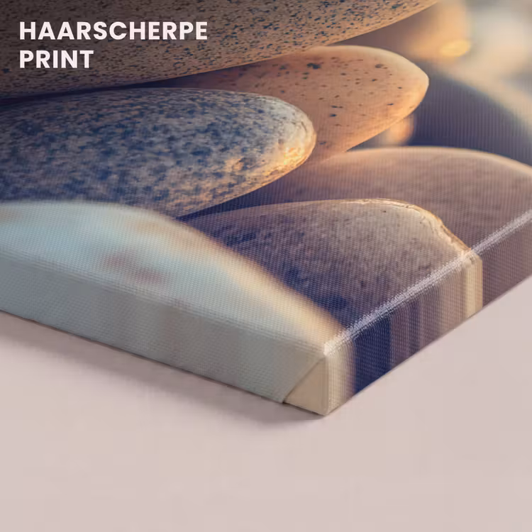 Canvas schilderij - Hart - Stenen - Natuur - Keien - Zen - Kiezelstenen — 5