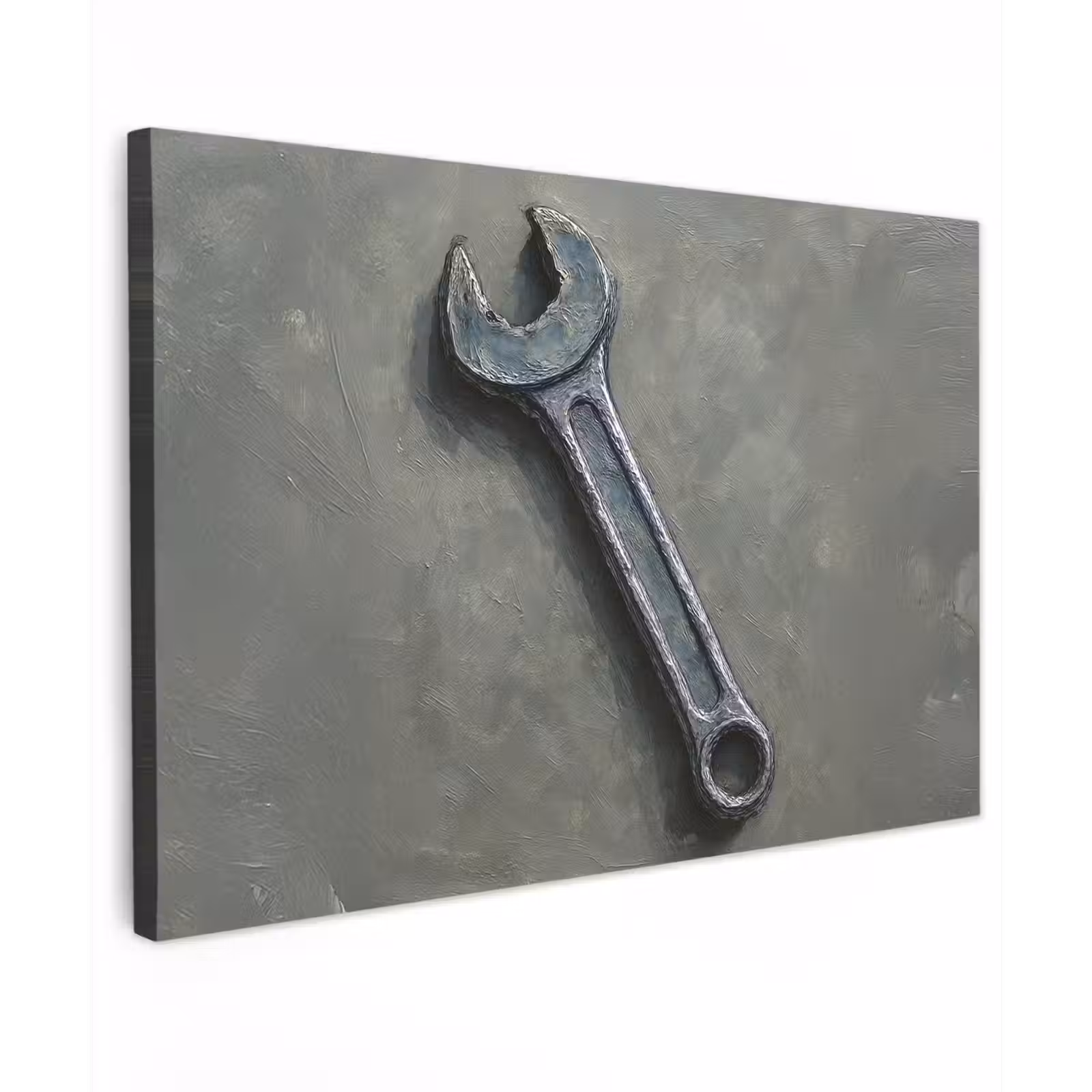 Canvas schilderij - Steeksleutel - Schilderij - Gereedschap - Verf — 1