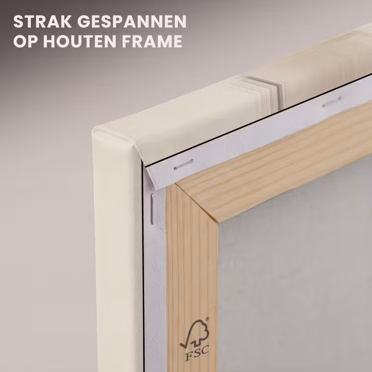 Canvas schilderij - Cirkel - Compositie - Diepte - Beige — 7