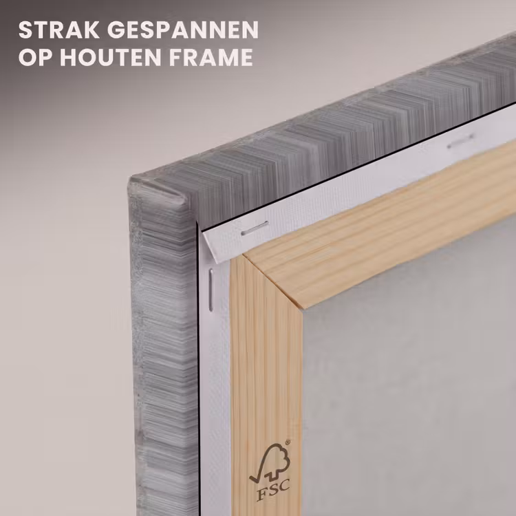 Canvas schilderij - Beton - Patroon - Antiek — 6