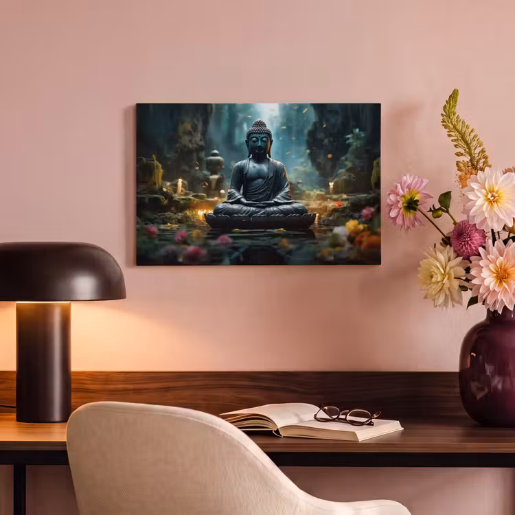 Canvas schilderij - Boeddha - Beeld - Buddha - Zen - Kunst - Boedha — 6