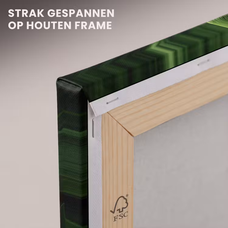 Canvas schilderij - Bladeren - Schaduw - Groen - Textuur — 7