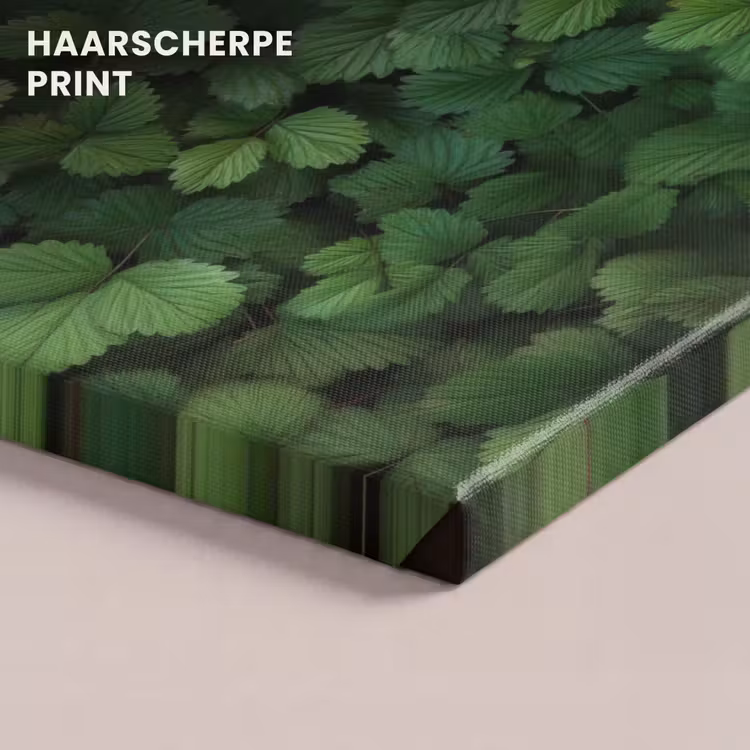 Canvas schilderij - Groen - Bladeren - Kartel - Zonlicht — 5