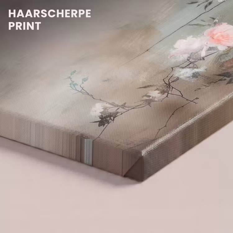 Canvas schilderij - Bloemen - Beton - Rozen - Grijs — 5