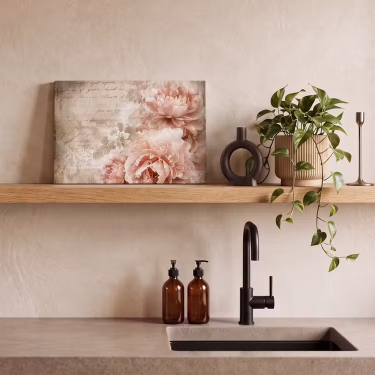 Canvas schilderij - Bloemen - Rozen - Boek - Kunst — 4