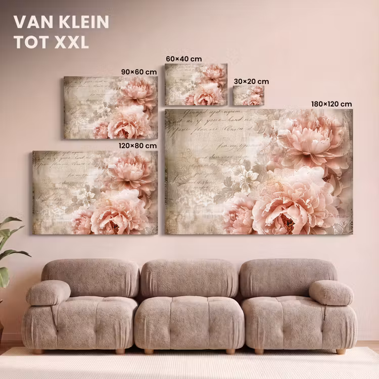 Canvas schilderij - Bloemen - Rozen - Boek - Kunst — 7