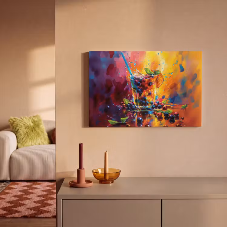 Canvas schilderij - Cocktail - Fruit - Kleurrijk - Drank — 2