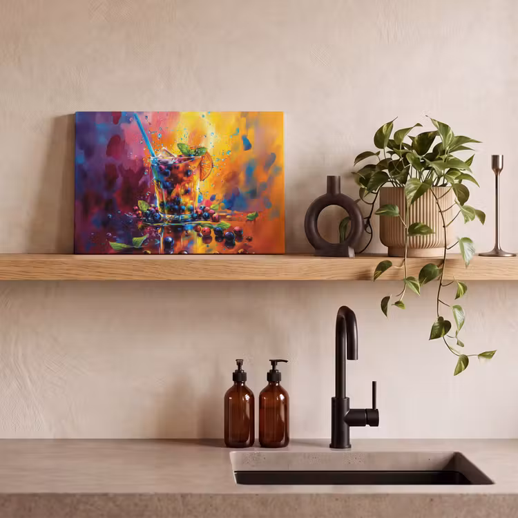 Canvas schilderij - Cocktail - Fruit - Kleurrijk - Drank — 4