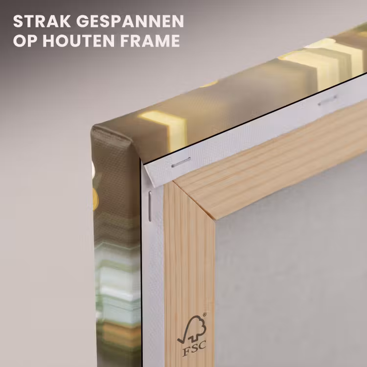 Canvas schilderij - Dennenappels - Kerstsfeer - Bruin - Groen — 7