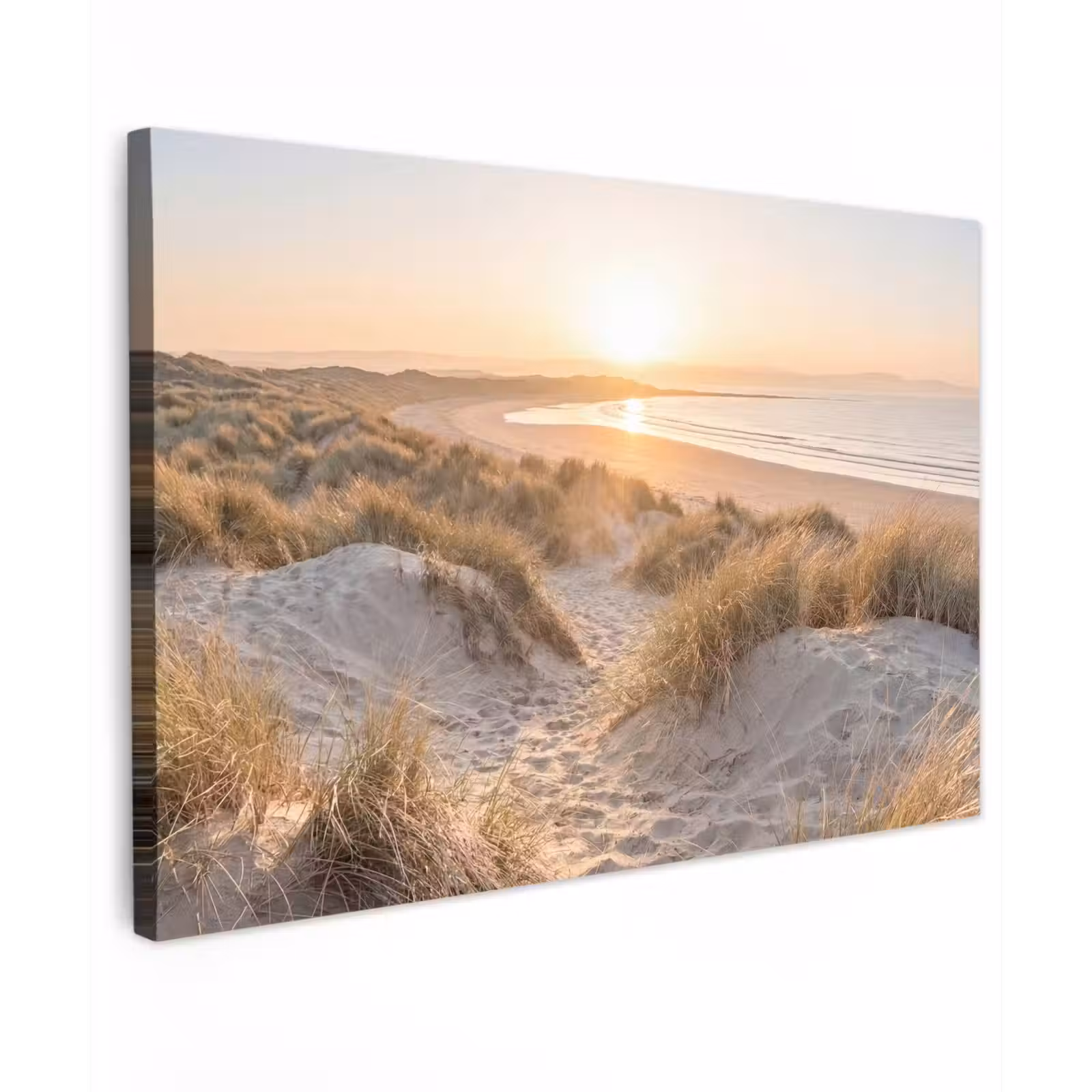 Canvas schilderij - Duinen - Strand - Zee — 1