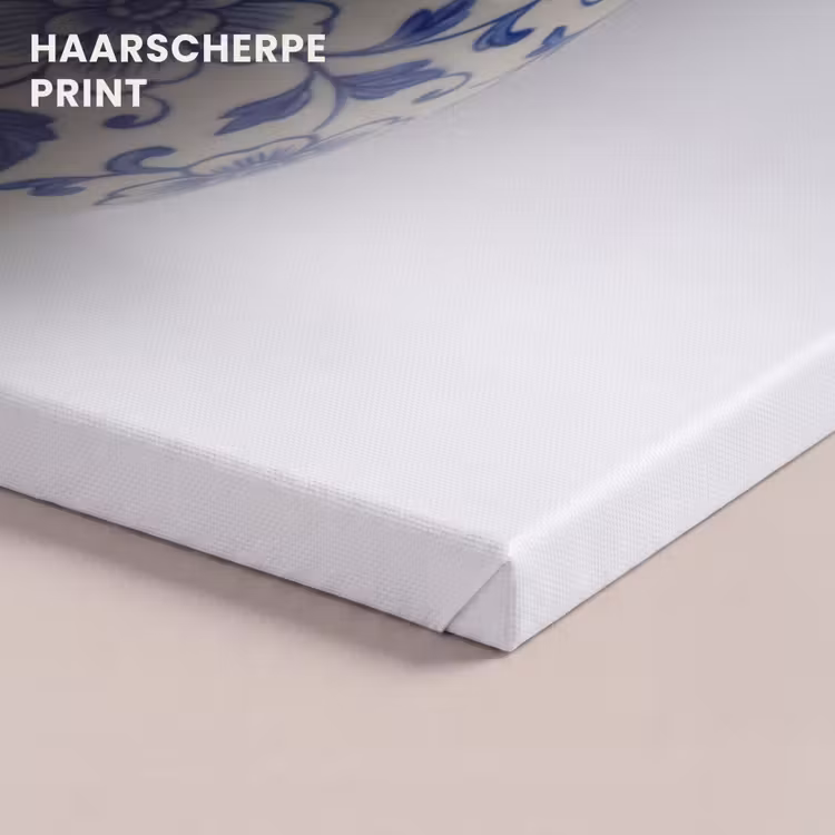 Canvas schilderij - Appel - Blauw - Klassiek — 5