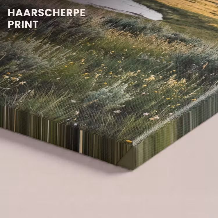 Canvas schilderij - Berglandschap - Rivier - Bos — 5