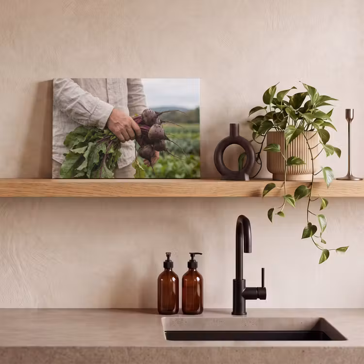Canvas schilderij - Bieten - Vers - Moestuin — 4