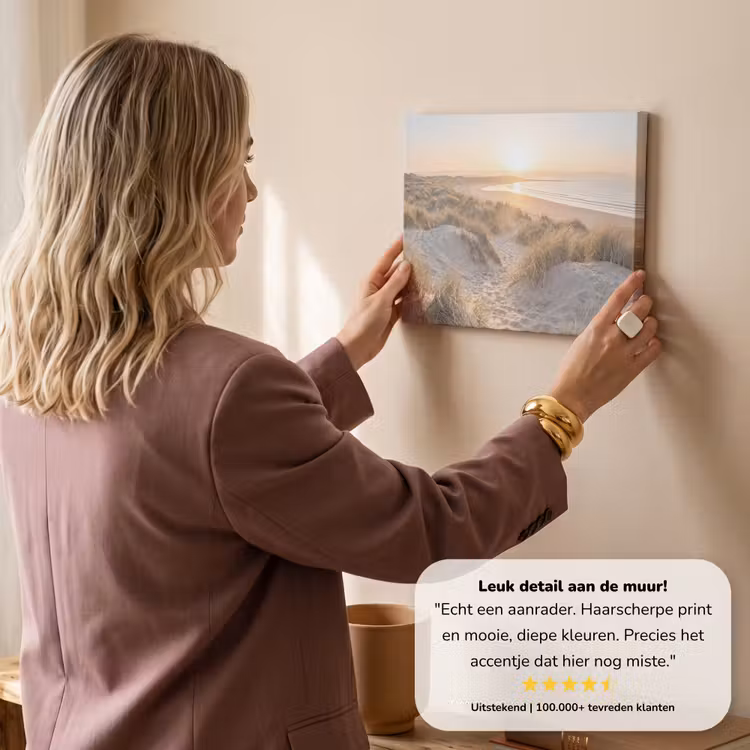 Canvas schilderij - Duinen - Strand - Zee — 3