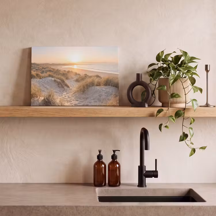 Canvas schilderij - Duinen - Strand - Zee — 4