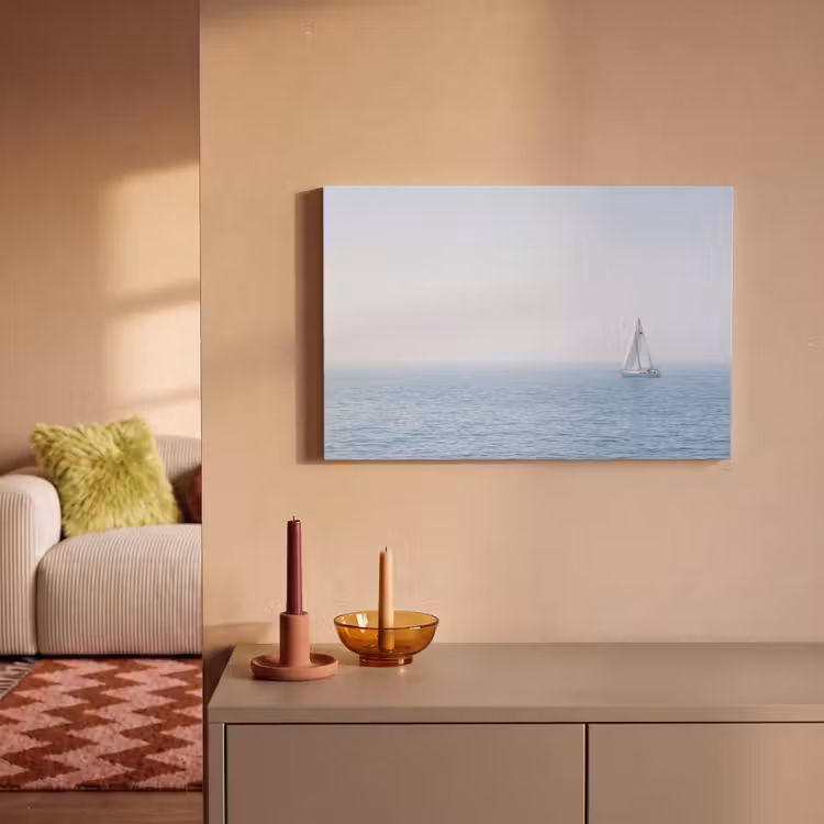 Canvas schilderij - Horizon - Zeilboot - Zee — 2