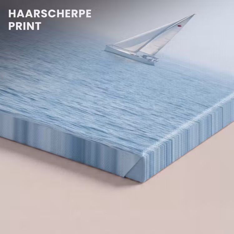 Canvas schilderij - Horizon - Zeilboot - Zee — 5
