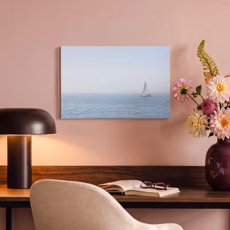 Canvas schilderij - Horizon - Zeilboot - Zee — 6