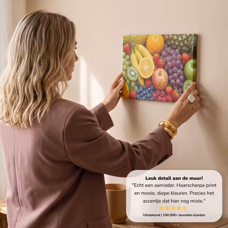 Canvas schilderij - Eten - Fruit - Vers - Kleurrijk - Voeding — 3