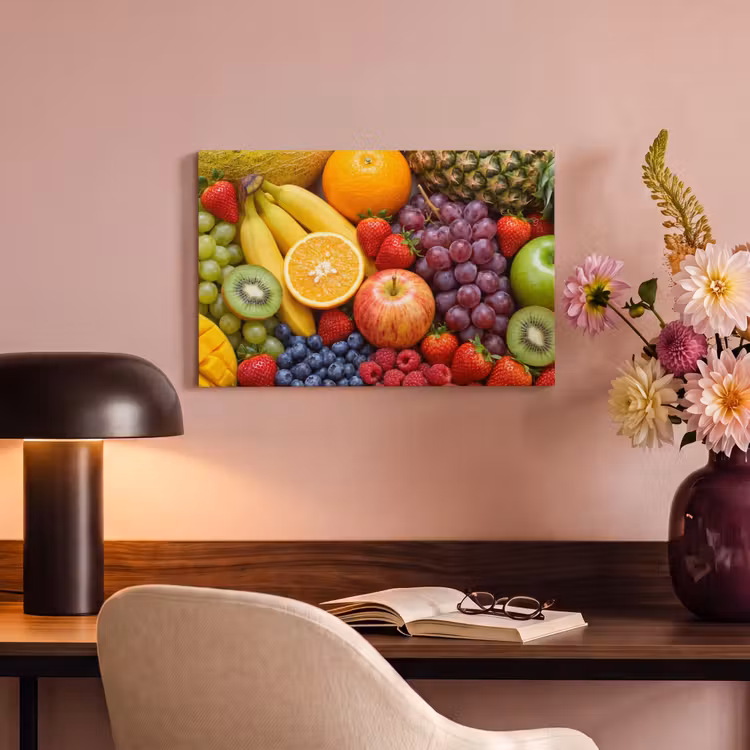 Canvas schilderij - Eten - Fruit - Vers - Kleurrijk - Voeding — 6