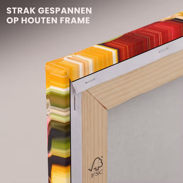 Canvas schilderij - Fruit - Assortiment - Vers - Gezond - Kleurrijk — 7