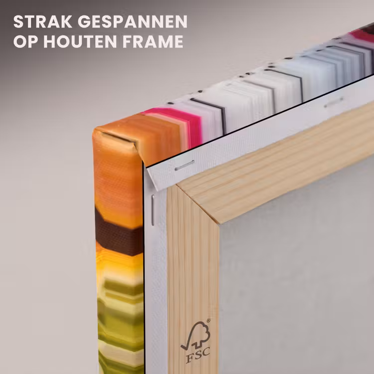 Canvas schilderij - Fruit - Geopend - Tropisch - Eten - Kleurrijk — 7