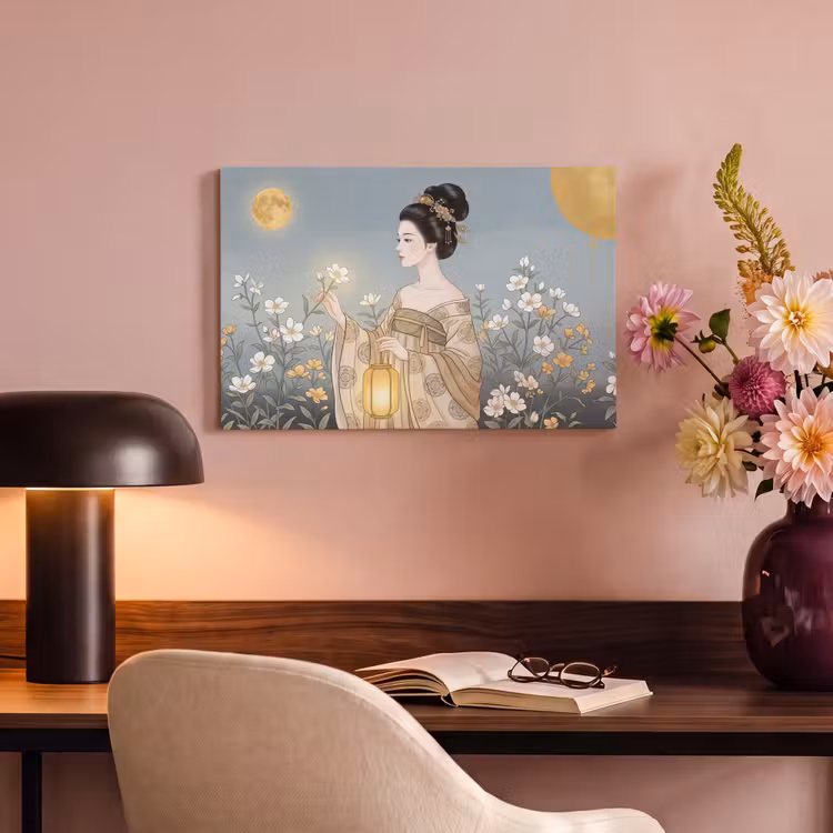 Canvas schilderij - Aziatisch - Vrouw - Kimono — 6