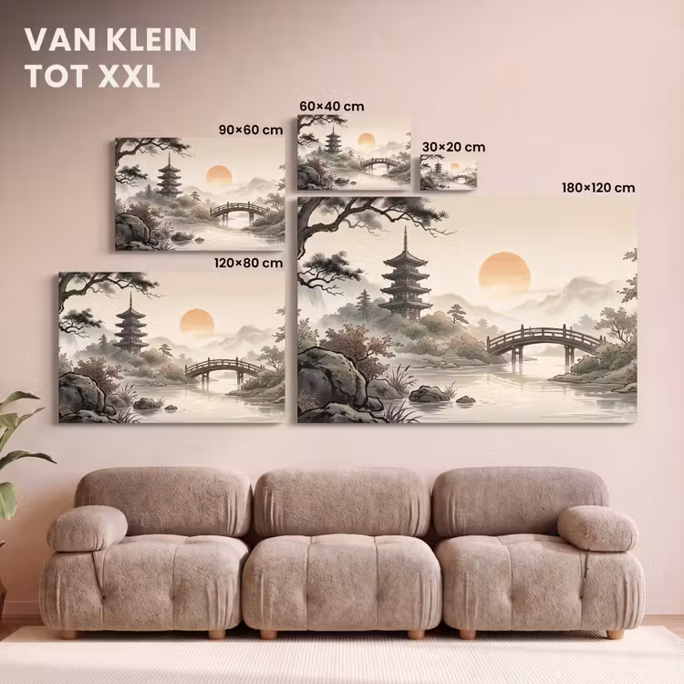 Canvas schilderij - Azië - Landschap - Kleurrijk — 8
