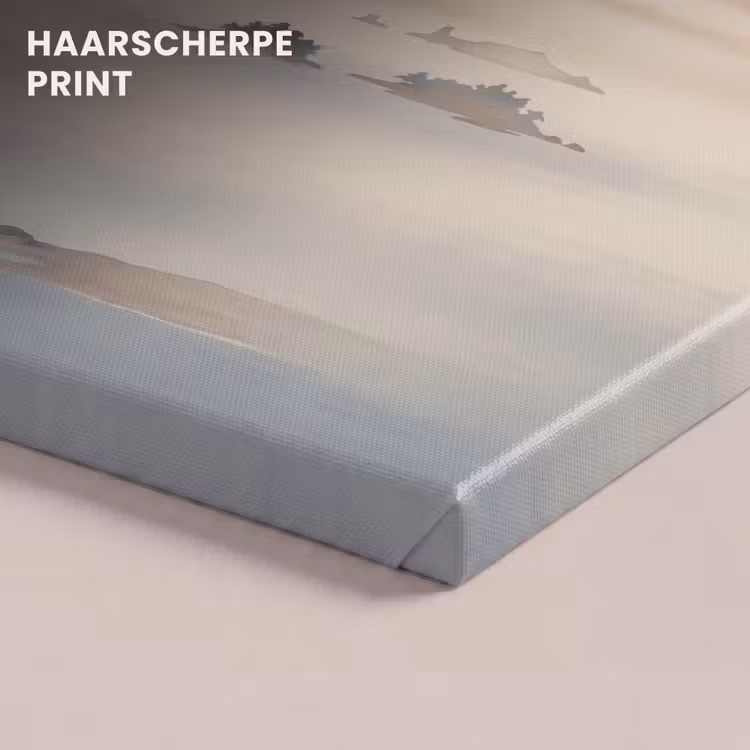 Canvas schilderij - Japans - Landschap - Beige — 5