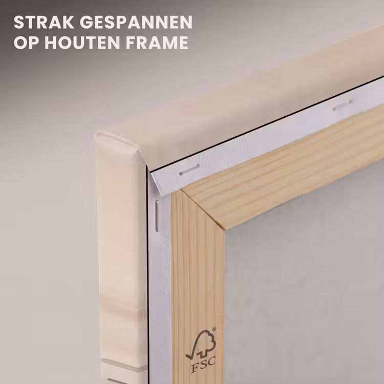 Canvas schilderij - Japans - Landschap - Beige — 7