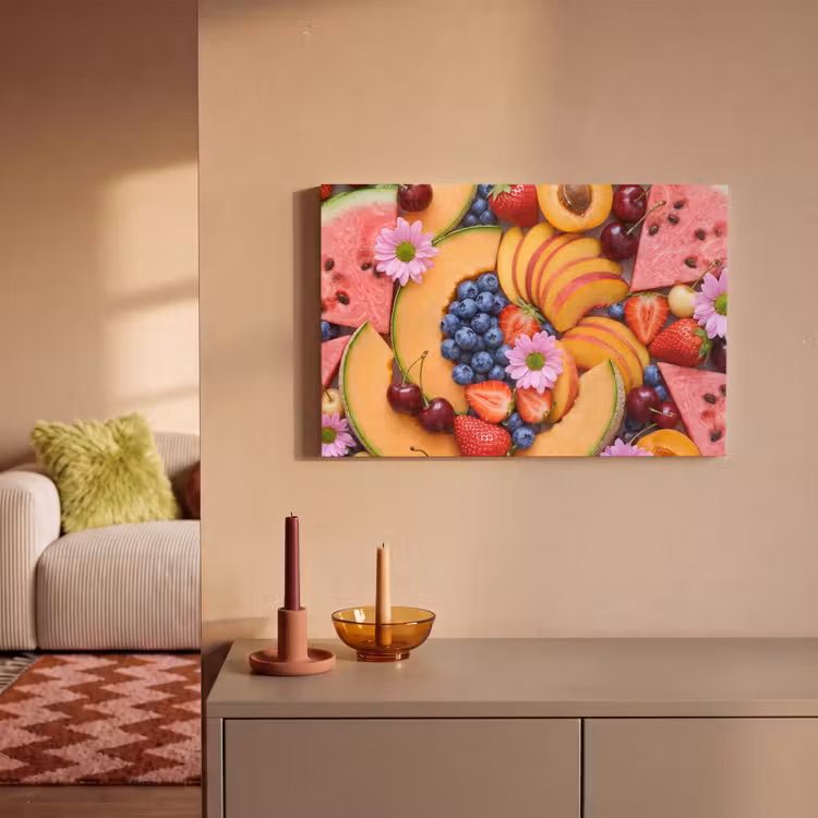 Canvas schilderij - Eten - Fruit - Zomer - Kleurrijk — 2
