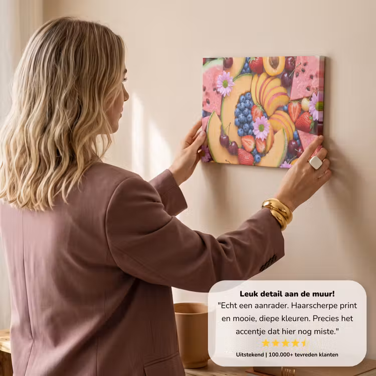 Canvas schilderij - Eten - Fruit - Zomer - Kleurrijk — 3