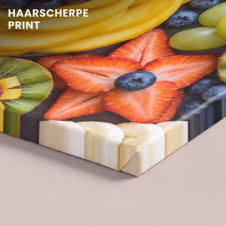 Canvas schilderij - Fruit - Arrangement - Gezond - Kleurrijk - Eten — 5