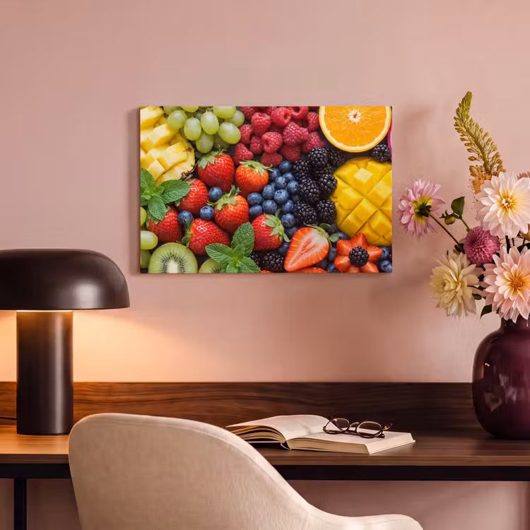 Canvas schilderij - Fruit - Vers - Kleurrijk - Eten — 6