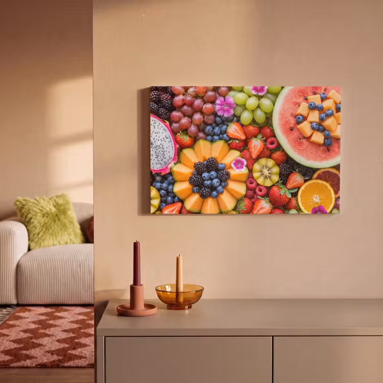 Canvas schilderij - Fruit - Vers - Variatie - Eten - Kleurrijk — 2