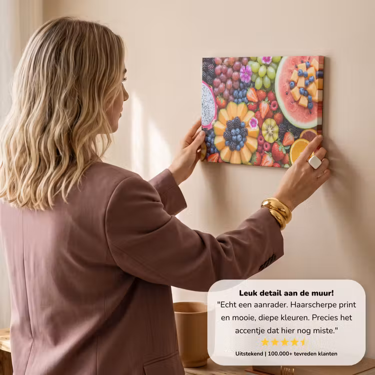 Canvas schilderij - Fruit - Vers - Variatie - Eten - Kleurrijk — 3