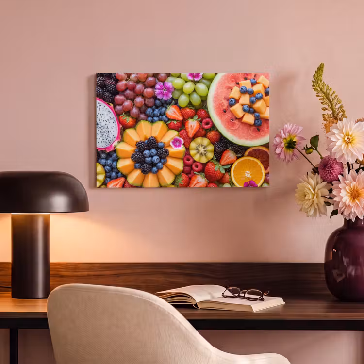 Canvas schilderij - Fruit - Vers - Variatie - Eten - Kleurrijk — 6